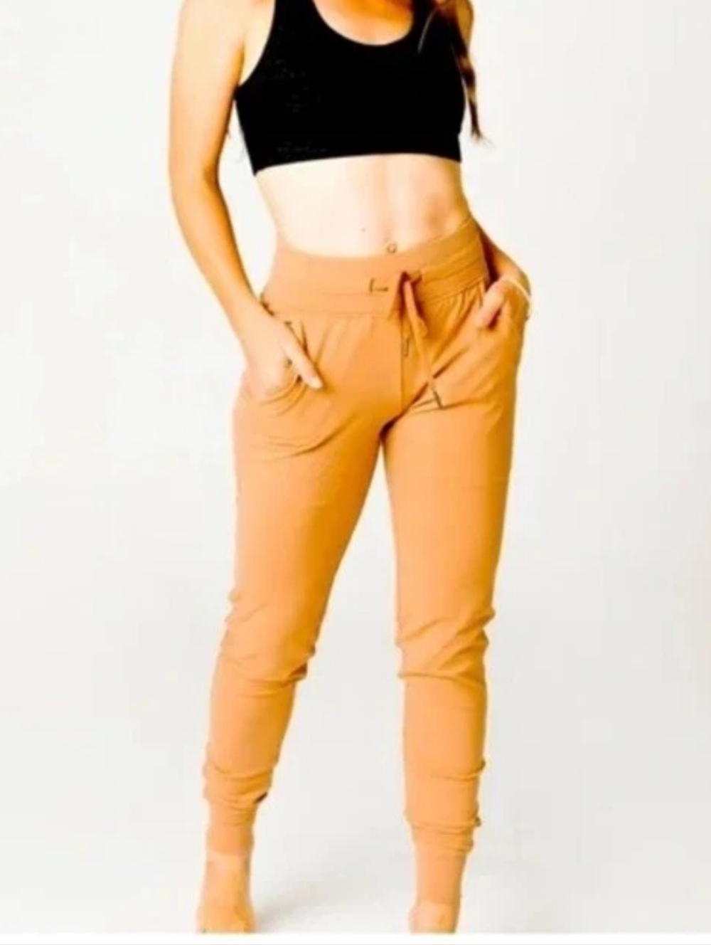 Zyia ASCEND Joggers In CAMEL